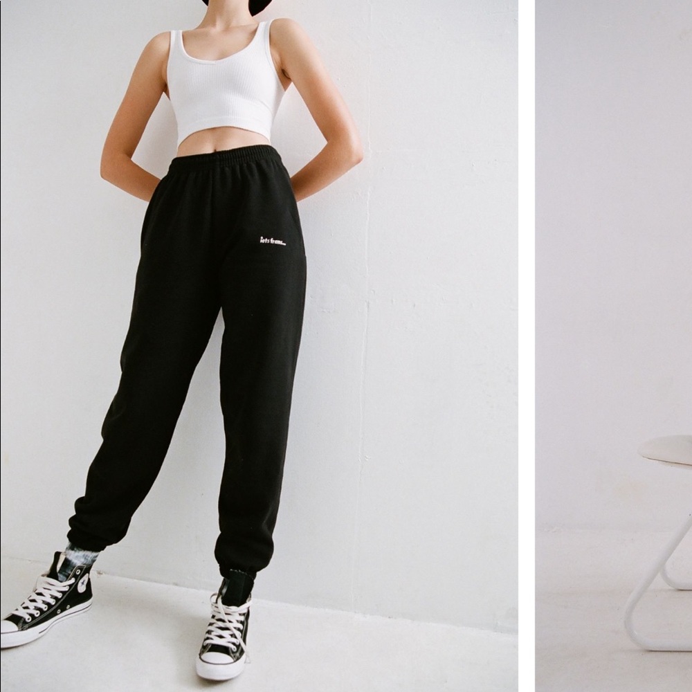 UO iets frans black sweatpants